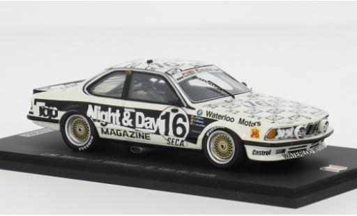 Bmw 635 1/43 Spark CSi 24h Spa 1986 #16 1:43 modellautos