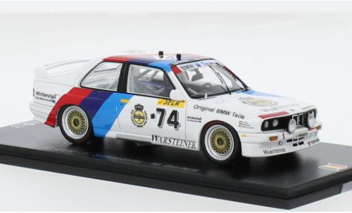 Modellautos Bmw M3 1/43 Spark (E30) No.74 24h Spa 1988 1:43 Bmw M3 1/43 Spark (E30) No.74 24h Spa 1988 1:43 modellautos