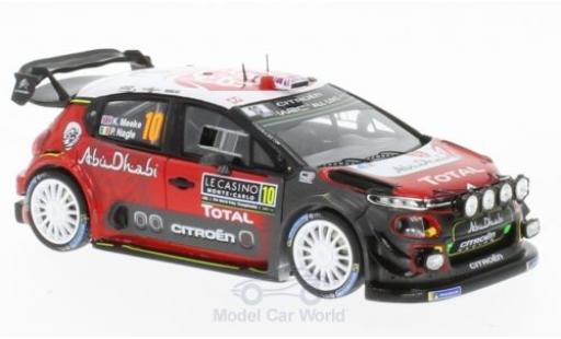 Modellautos Citroen C3 1/43 Spark WRC No.10 Total Abu Dhabi World Rally Team Rallye WM Rallye Monte Carlo 2018 K.Meeke/P.Nagle Citroen C3 1/43 Spark WRC No.10 Total Abu Dhabi World Rally Team Rallye WM Rallye Monte Carlo 2018 K.Meeke/P.Nagle modellautos