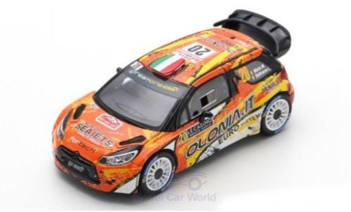 Modellautos DS Automobiles DS3 1/43 Spark Citroen WRC No.20 DreamOne Racing WRC Rally Monte Carlo 2019 M.Miele/L.Beltrame DS Automobiles DS3 1/43 Spark Citroen WRC No.20 DreamOne Racing WRC Rally Monte Carlo 2019 M.Miele/L.Beltrame modellautos