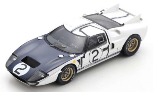 Modellautos Ford GT40 1/43 Spark MKII RHD No.2 24h Le Mans 1965 P.Hill/C.Amon Ford GT40 1/43 Spark MKII RHD No.2 24h Le Mans 1965 P.Hill/C.Amon modellautos