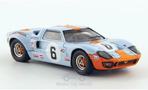 Ford GT40 1/87 Spark No.6 24h Le Mans 1969 J.Ickx/J.Oliver modellautos