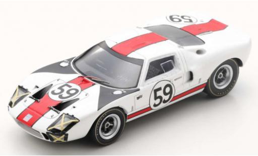 Modellautos Ford GT40 1/43 Spark RHD No.59 24h Le Mans 1966 S.Scott/P.Revson Ford GT40 1/43 Spark RHD No.59 24h Le Mans 1966 S.Scott/P.Revson modellautos