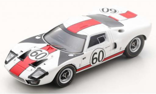 Modellautos Ford GT40 1/43 Spark RHD No.60 24h Le Mans 1966 J.Ickx/J.Neerpasch Ford GT40 1/43 Spark RHD No.60 24h Le Mans 1966 J.Ickx/J.Neerpasch modellautos
