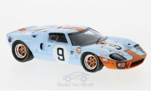 Modellautos Ford GT40 1/43 Spark RHD No.9 Gulf 24h Le Mans 1968 P.Rodriguez/L.Bianchi Ford GT40 1/43 Spark RHD No.9 Gulf 24h Le Mans 1968 P.Rodriguez/L.Bianchi modellautos