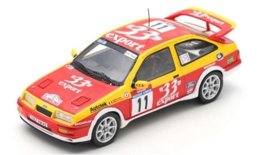 Modellautos Ford Sierra 1/43 Spark RS Cosworth No.11 33 Export Rallye WM Rallye de France 1987 D.Auriol/B.Occelli Ford Sierra 1/43 Spark RS Cosworth No.11 33 Export Rallye WM Rallye de France 1987 D.Auriol/B.Occelli modellautos