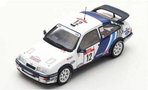 Modellautos Ford Sierra 1/43 Spark RS Cosworth No.12 Rallye WM Tour de Corse 1988 C.Sainz/L.Moya Ford Sierra 1/43 Spark RS Cosworth No.12 Rallye WM Tour de Corse 1988 C.Sainz/L.Moya modellautos