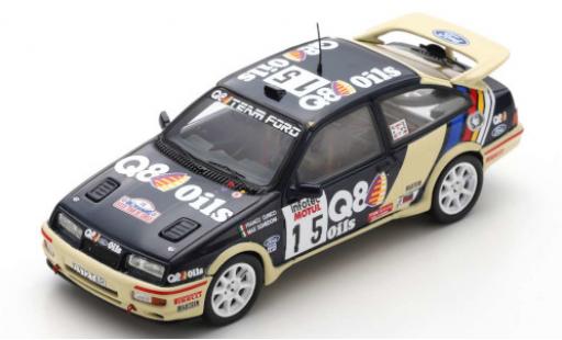 Modellautos Ford Sierra 1/43 Spark RS Cosworth No.15 Q8 Rallye WM Tour de Corse 1989 G.Cunico/M.Sghedoni Ford Sierra 1/43 Spark RS Cosworth No.15 Q8 Rallye WM Tour de Corse 1989 G.Cunico/M.Sghedoni modellautos