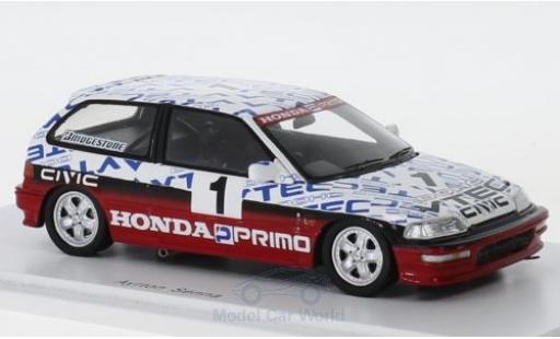 Modellautos Honda Civic 1/43 Spark (EF9) Gr. N RHD No.1 Suzuka Test 1990 A.Senna Honda Civic 1/43 Spark (EF9) Gr. N RHD No.1 Suzuka Test 1990 A.Senna modellautos