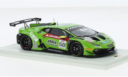 Lamborghini Huracan 1/43 Spark GT3 EVO 2 No.58 GRT Grasser Racing Team 24h Spa 2023 1:43 modellautos