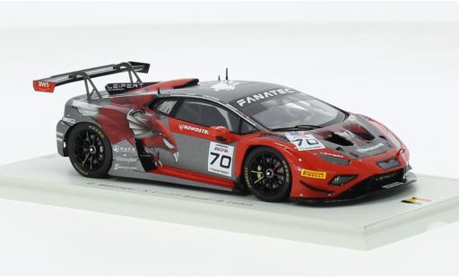Lamborghini Huracan 1/43 Spark GT3 EVO 2 No.70 CrowdStrike Racing by Leipert Motorsport 24h Spa 2023 1:43 modellautos