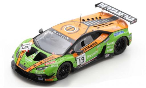 Lamborghini Huracan 1/43 Spark GT3 Evo No.19 GRT Grasser Racing Team 24h Spa 2019 A.Santamato/G.Tweraser/L.Mauron/A.Amici modellautos