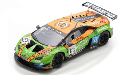 Lamborghini Huracan 1/43 Spark GT3 Evo No.63 GRT Grasser Racing Team 24h Spa 2019 M.Bortolotti/C.Engelhart/R.Ineichen modellautos