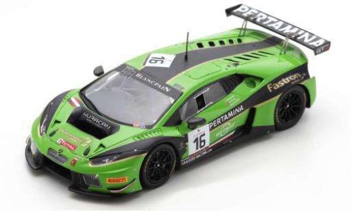 Lamborghini Huracan 1/43 Spark GT3 No.16 GRT Grasser Racing Team 24h Spa 2016 M.Bortolotti/J.Bleekemolen/R.Ineichen modellautos