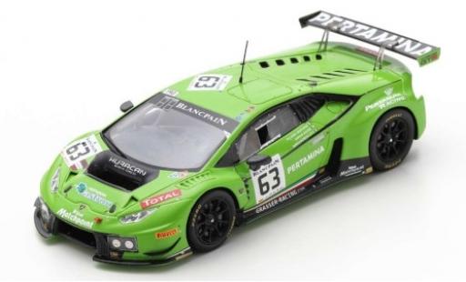 Modellautos Lamborghini Huracan 1/43 Spark GT3 No.63 Grasser Racing Team Pertamina 24h Le Mans 2015 G.Venturini/A.Zaugg/M.Bortolotti Lamborghini Huracan 1/43 Spark GT3 No.63 Grasser Racing Team Pertamina 24h Le Mans 2015 G.Venturini/A.Zaugg/M.Bortolotti modellautos