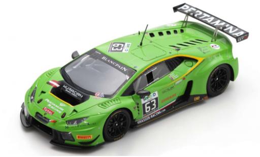 Lamborghini Huracan 1/43 Spark GT3 No.63 GRT Grasser Racing Team 24h Spa 2016 D.Alessi/N.Pohler/A.Fjordbach/D.Andersen modellautos