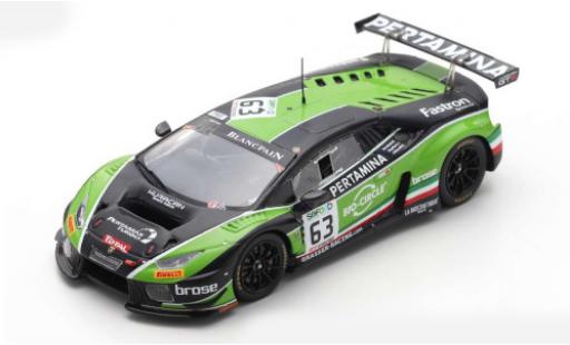 Lamborghini Huracan 1/43 Spark GT3 No.63 GRT Grasser Racing Team 24h Spa 2017 M.Bortolotti/C.Engelhart/A.Caldarelli modellautos