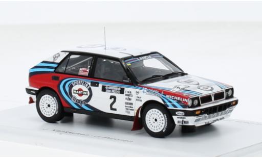 Modellautos Lancia Delta 1/43 Spark HF Integrale 16V No.2 Martini Rallye WM 1000 Lakes Rallye 1991 1:43 Lancia Delta 1/43 Spark HF Integrale 16V No.2 Martini Rallye WM 1000 Lakes Rallye 1991 1:43 modellautos