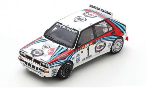 Modellautos Lancia Delta 1/43 Spark HF Integrale No.1 Martini Racing Martini Racing Rallye-Cross Rally Monte Carlo 1992 J.Kankkunen/J.Piironen Lancia Delta 1/43 Spark HF Integrale No.1 Martini Racing Martini Racing Rallye-Cross Rally Monte Carlo 1992 J.Kankkunen/J.Piironen modellautos