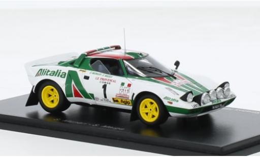 Modellautos Lancia Stratos 1/43 Spark HF No.1 Alitalia Rallye WM Tour de Corse 1976 1:43 Lancia Stratos 1/43 Spark HF No.1 Alitalia Rallye WM Tour de Corse 1976 1:43 modellautos