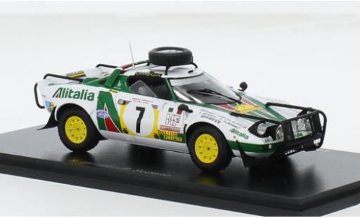 Modellautos Lancia Stratos 1/43 Spark HF No.7 Alitalia Rallye WM Safari Rallye 1977 1:43 Lancia Stratos 1/43 Spark HF No.7 Alitalia Rallye WM Safari Rallye 1977 1:43 modellautos