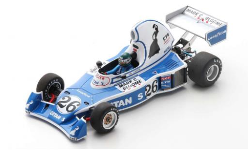 Modellautos Ligier JS5 1/18 Spark No.26 Gitanes Gitanes Formel 1 GP Long Beach 1976 avec Decals J.Laffite Ligier JS5 1/18 Spark No.26 Gitanes Gitanes Formel 1 GP Long Beach 1976 avec Decals J.Laffite modellautos