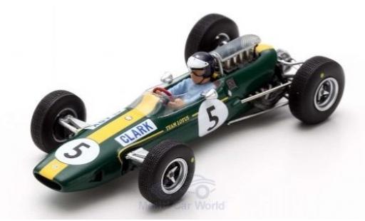 Modellautos Lotus 33 1/43 Spark No.5 Formel 1 GP Großbritannien 1965 J.Clark Lotus 33 1/43 Spark No.5 Formel 1 GP Großbritannien 1965 J.Clark modellautos