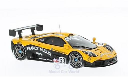 Modellautos McLaren F1 1/43 Spark GTR No.53 Franck Muller 24h Le Mans 1996 J.D.Deletraz/M.Sandro Sala/F.Giroix McLaren F1 1/43 Spark GTR No.53 Franck Muller 24h Le Mans 1996 J.D.Deletraz/M.Sandro Sala/F.Giroix modellautos