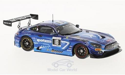 Modellautos Mercedes AMG GT 1/43 Spark 3 No.18 Black Falcon 24h Spa 2017 A.Al Faisal/H.Haupt/G.Piana/R.van der Zande Mercedes AMG GT 1/43 Spark 3 No.18 Black Falcon 24h Spa 2017 A.Al Faisal/H.Haupt/G.Piana/R.van der Zande modellautos