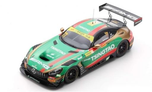 Mercedes AMG GT 1/18 Spark 3 No.77 -AMG Team CraftBamboo Racing Tsingtao Fia GT World Cup Macau 2019 E.Mortara modellautos