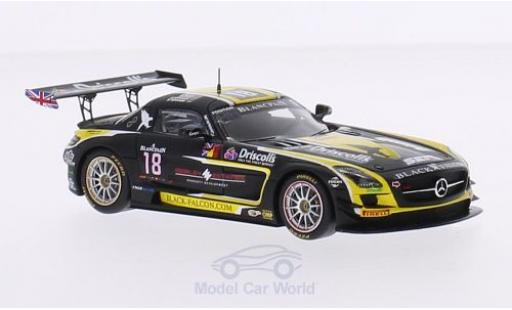 Mercedes SLS 1/43 Spark AMG GT3 No.18 Black Falcon Racing 24h Spa 2015 O.Morley/S.Johnston/M.Engel/B.Schneider modellautos