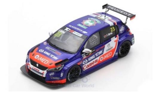Modellautos Peugeot 308 1/43 Spark TCR No.23 Sports & You TCR Europe Hungaroring 2018 F.Abreu Peugeot 308 1/43 Spark TCR No.23 Sports & You TCR Europe Hungaroring 2018 F.Abreu modellautos