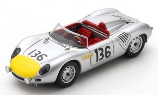 Porsche 718 1/43 Spark RS61 No.136 KG Targa Florio 1961 S.Moss/G.Hill modellautos
