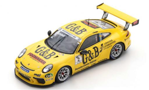 Modellautos Porsche 991 GT3 Cup 1/43 Spark 911 () GT3 Cup No.2 Carrera Cup Scandinavia 2018 L.Sundahl Porsche 991 GT3 Cup 1/43 Spark 911 () GT3 Cup No.2 Carrera Cup Scandinavia 2018 L.Sundahl modellautos