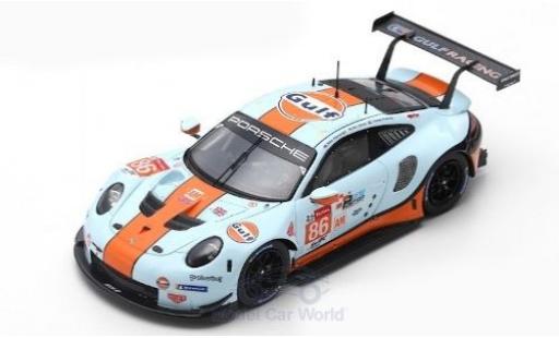 Modellautos Porsche 992 RSR 1/43 Spark 911 (991) RSR No.86 Gulf Racing Gulf 24h Le Mans 2019 M.Wainwright/B.Barker/T.Preining Porsche 992 RSR 1/43 Spark 911 (991) RSR No.86 Gulf Racing Gulf 24h Le Mans 2019 M.Wainwright/B.Barker/T.Preining modellautos