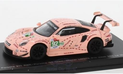Modellautos Porsche 991 RSR 1/43 Spark 911 () RSR No.92 GT Team 24h Le Mans 2018 M.Christensen/K.Estre/L.Vanthoor Porsche 991 RSR 1/43 Spark 911 () RSR No.92 GT Team 24h Le Mans 2018 M.Christensen/K.Estre/L.Vanthoor modellautos