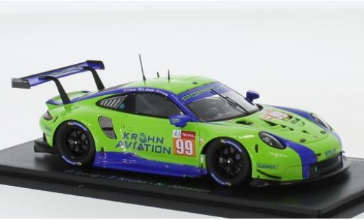 Modellautos Porsche 992 RSR 1/43 Spark 911 (991) RSR No.99 Dempsey-Proton Racing 24h Le Mans 2019 P.Long/T.Krohn/N.Jönsson Porsche 992 RSR 1/43 Spark 911 (991) RSR No.99 Dempsey-Proton Racing 24h Le Mans 2019 P.Long/T.Krohn/N.Jönsson modellautos
