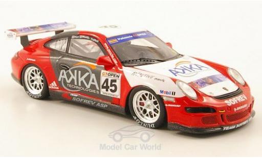 Modellautos Porsche 997 SC 1/43 Spark 911 () No.45 Team Sofrev AKKA GT Open 2007 M.Ricci/M.Moullin-Traffort Porsche 997 SC 1/43 Spark 911 () No.45 Team Sofrev AKKA GT Open 2007 M.Ricci/M.Moullin-Traffort modellautos