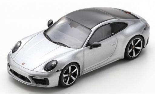 Modellautos Porsche 992 4S 1/43 Spark 911 Carrera 4S () silber/carbon 2019 Porsche 992 4S 1/43 Spark 911 Carrera 4S () silber/carbon 2019 modellautos