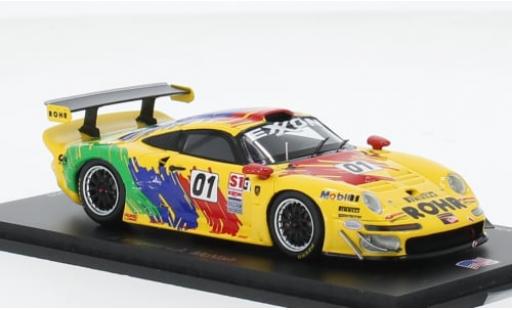 Porsche 996 GT1 1/43 Spark 911 No.01 Rohr Motorsport Las Vegas 1997 1:43 modellautos