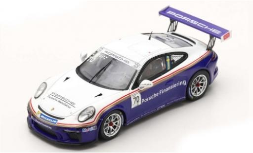 Modellautos Porsche 991 GT3 Cup 1/43 Spark 911 GT3 Cup (997 II) No.70 Carrera Cup Scandinavia Gellerasen Arena 2018 70th Anniversaire S.Blomqvist Porsche 991 GT3 Cup 1/43 Spark 911 GT3 Cup (997 II) No.70 Carrera Cup Scandinavia Gellerasen Arena 2018 70th Anniversaire S.Blomqvist modellautos