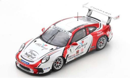 Modellautos Porsche 992 GT3 1/43 Spark 911 GT3 Cup (997) No.1 Turkish National Team Chopard Carrera Cup France 2019 A.Güven Porsche 992 GT3 1/43 Spark 911 GT3 Cup (997) No.1 Turkish National Team Chopard Carrera Cup France 2019 A.Güven modellautos