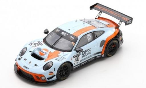 Modellautos Porsche 992 GT3 R 1/43 Spark 911 GT3 R (991.2) No.40 GPX Racing Gulf 2019 The Club Porsche 992 GT3 R 1/43 Spark 911 GT3 R (991.2) No.40 GPX Racing Gulf 2019 The Club modellautos