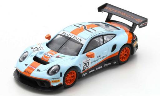 Porsche 992 GT3 R 1/64 Spark 911 GT3 R No.20 GPX Racing Gulf 24h Spa 2019 R.Lietz/M.Christensen/K.Estre modellautos