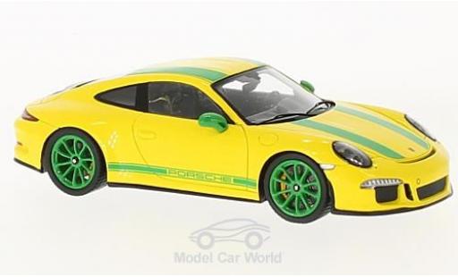 Modellautos Porsche 991 R 1/43 Spark 911 R gelb/grün 2017 Porsche 991 R 1/43 Spark 911 R gelb/grün 2017 modellautos