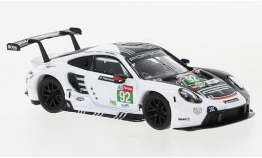 Porsche 992 RSR 1/64 Spark 911 -19 No.92 GT Team 24h Le Mans 2020 1:64 modellautos