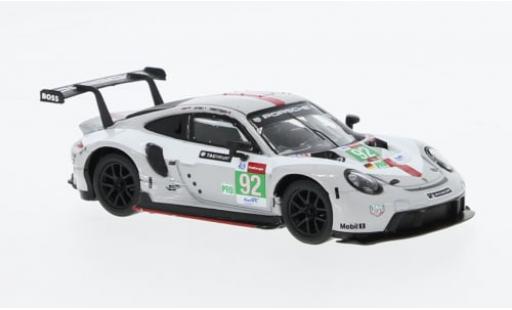 Porsche 911 1/64 Spark RSR-19 No.92 GT Team 24h Le Mans 2021 1:64 modellautos
