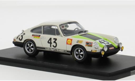 Porsche 911 1/43 Spark T No.43 24h Le Mans 1968 1:43 modellautos