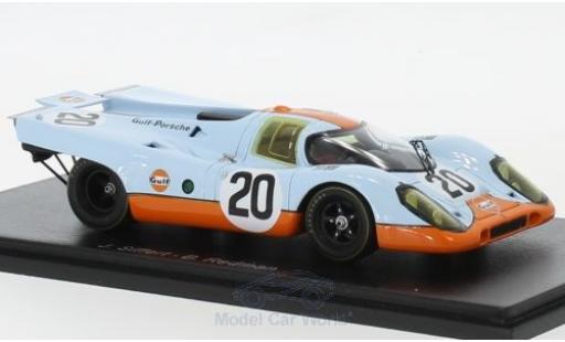 Porsche 917 1970 1/43 Spark K No.20 Gulf- Gulf 24h Le Mans 1970 B.Redman/J.Siffert modellautos