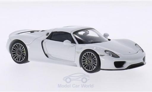 Modellautos Porsche 918 1/43 Spark Spyder weiss Porsche 918 1/43 Spark Spyder weiss modellautos